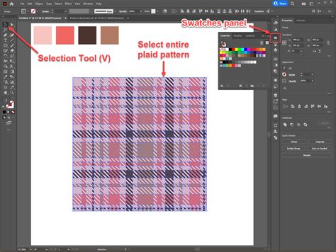 how to make burberry plaid on illustrator|how to make a plaid pattern.